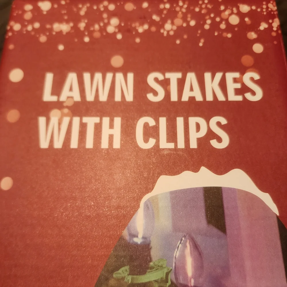 Lawn Stakes Christmas Lights Pathway Markers